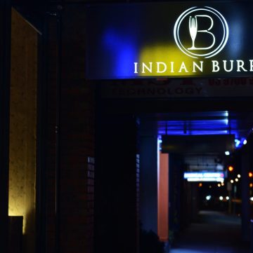 Indian restaurant signboard