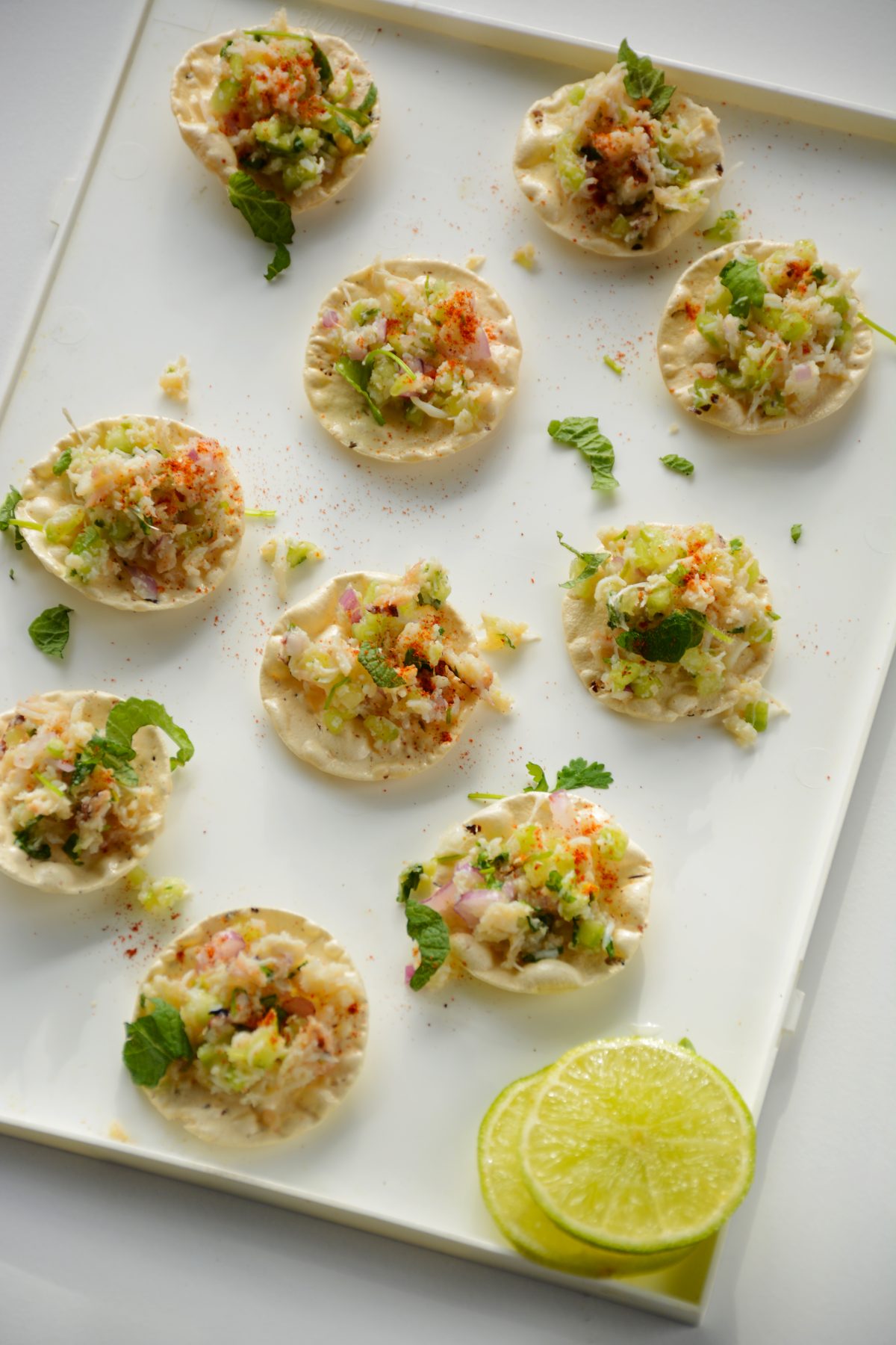 Crab Salad with Asian Herb Dressing - a light, refreshing and gorgeous salad - thespiceadventuress.com