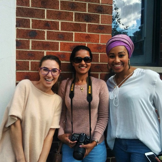 Alice Zaslavsky, popularly known as ‘Alice in Frames’ (Masterchef fame) with The Spice Adventuress at the In One Voice Jewish Festival, 2016 - thespiceadventuress.com