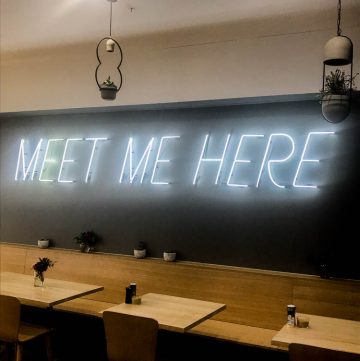 neon sign