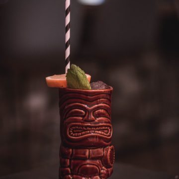 cocktail in glass