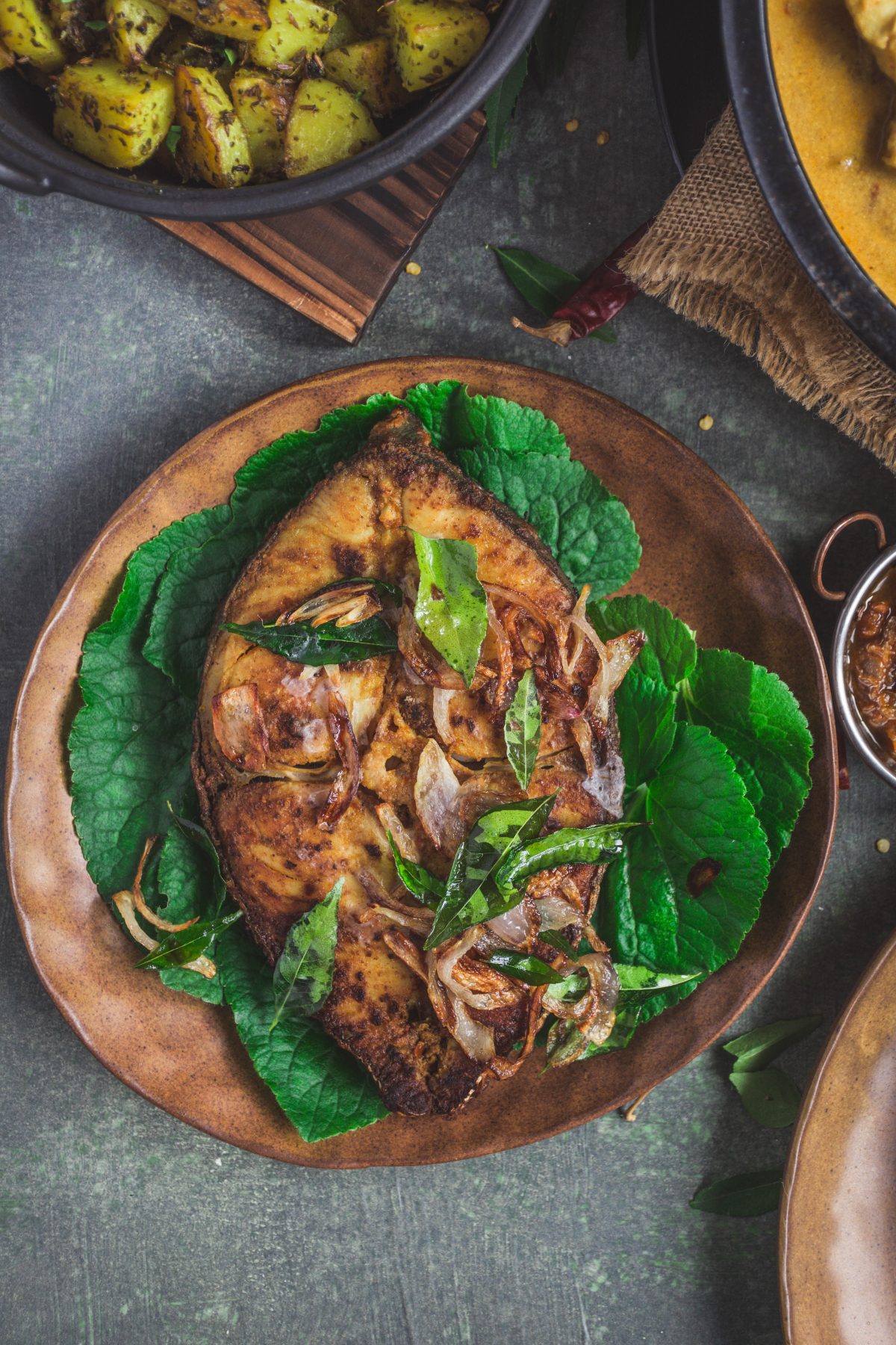 Pan fried Spanish Mackerel (with Latasha’s Kitchen Seafood Curry Paste Concentrate) - thespiceadventuress.com